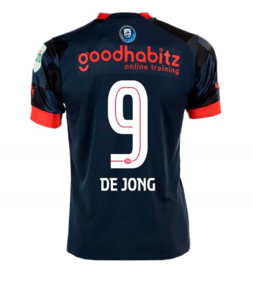 PSV Eindhoven Luuk de Jong #9 Bortedrakt 2022-23 Kortermet